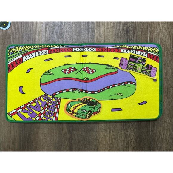 Soft Play Felt Book Playset Cool Wheels - 21 Felt Vehicles, Monster Truck & More - Picture 4 of 9